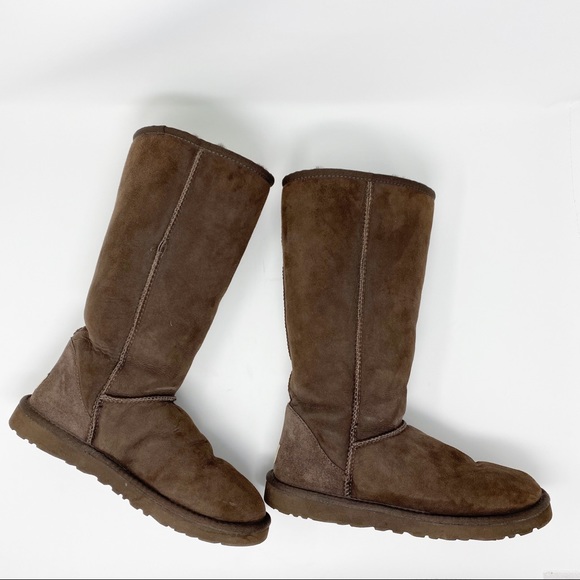 UGG Shoes - UGG Australia Classic Tall II Brown Boots Size 8